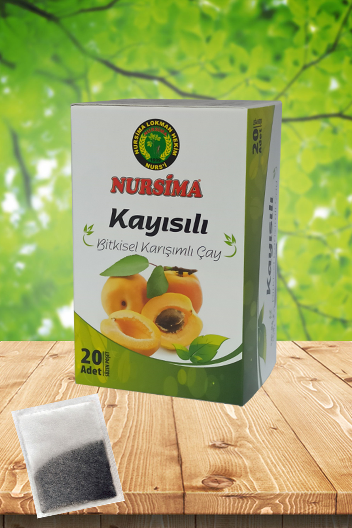 Kayısılı Bitkisel Karışımlı Çay 20 'li Süzen Poşet