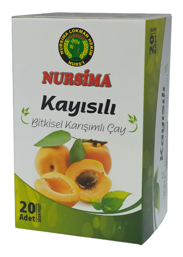 Kayısılı Bitkisel Karışımlı Çay 20 'li Süzen Poşet