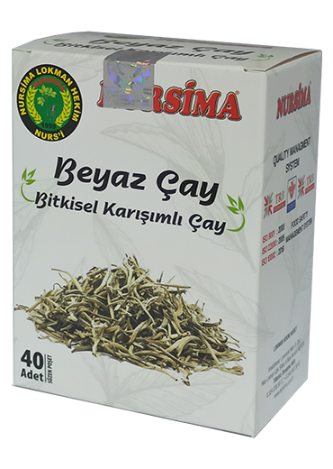 Beyaz Çay Bitkisel Karışımlı Çay 40 'lı Süzen Poşet