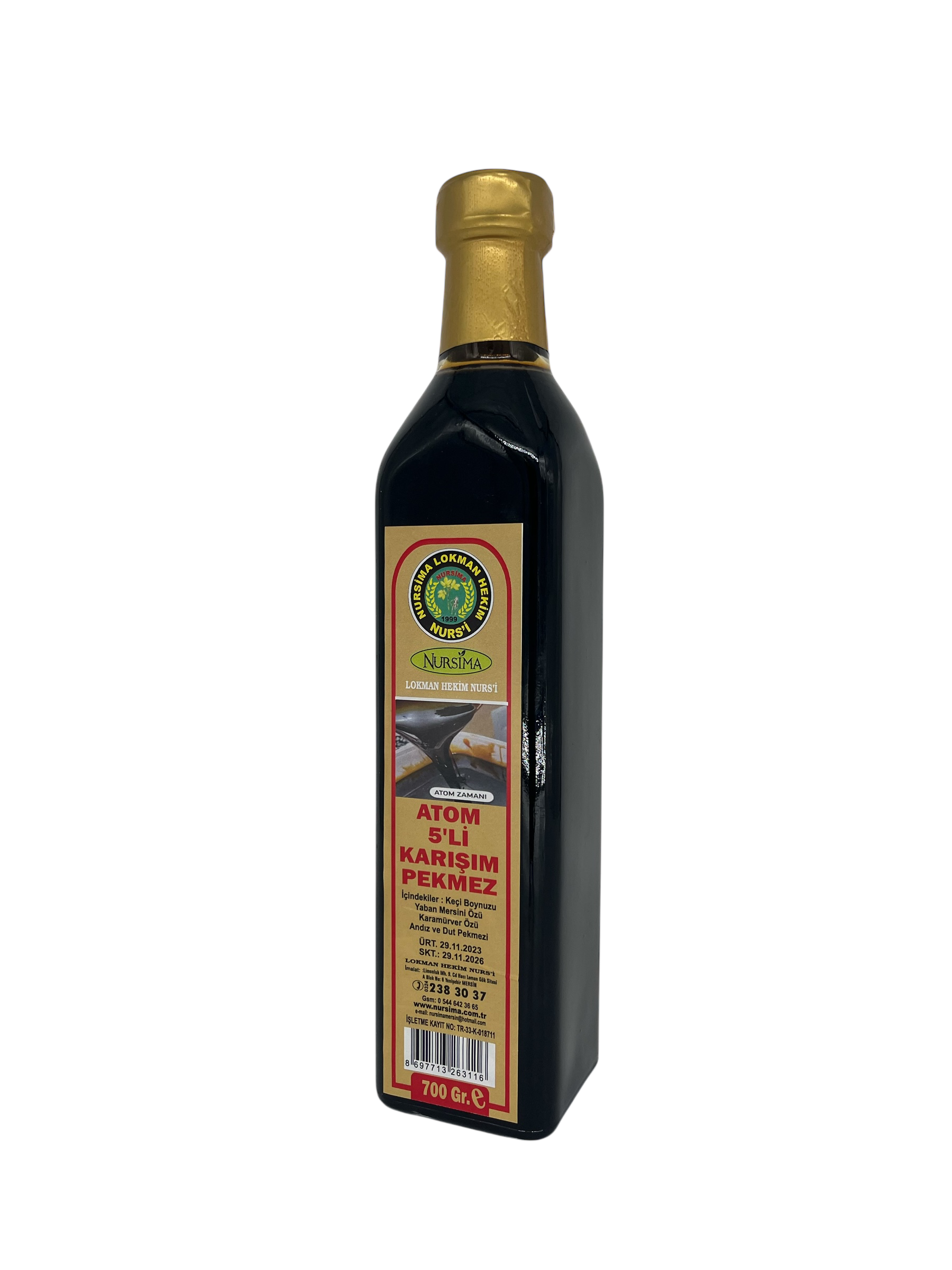 Atom 5'li Karışım Pekmez 700 ml
