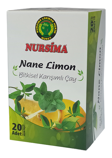 Nane Limon Bitkisel Karışımlı Çay 20 'li Süzen Poşet